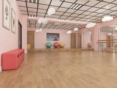 现代舞蹈室3D模型下载